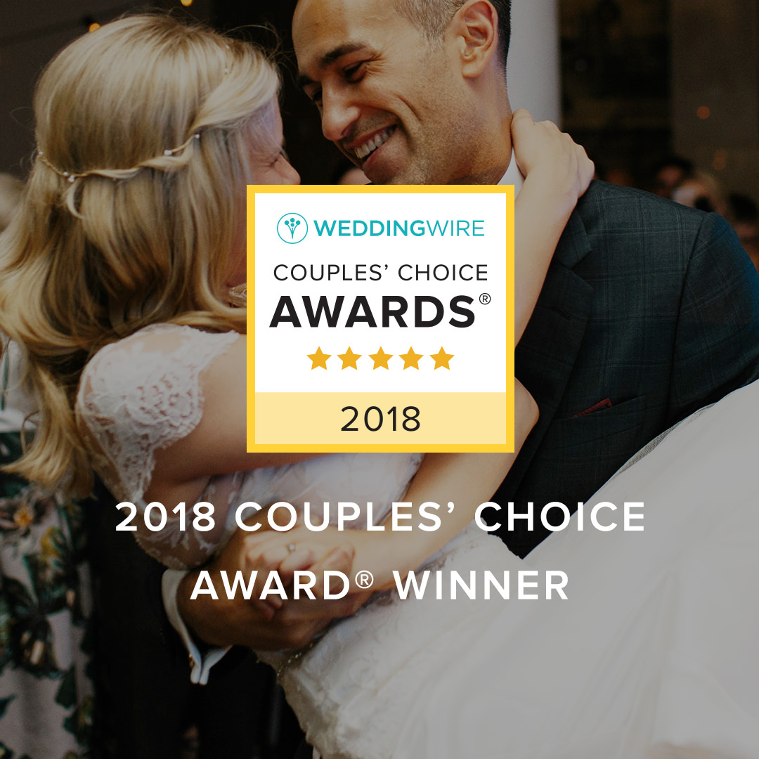 Instagram share image that says '2018 Couples’ Choice Award Winner' over a happy couple