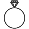 icon showing an engagement ring