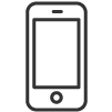 icon of a mobile device/tablet