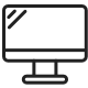 icon of a desktop computer monitor