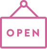 storefront sign that says 'Open'