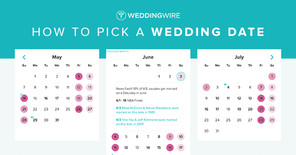 15 Ways to Choose Your Wedding Date